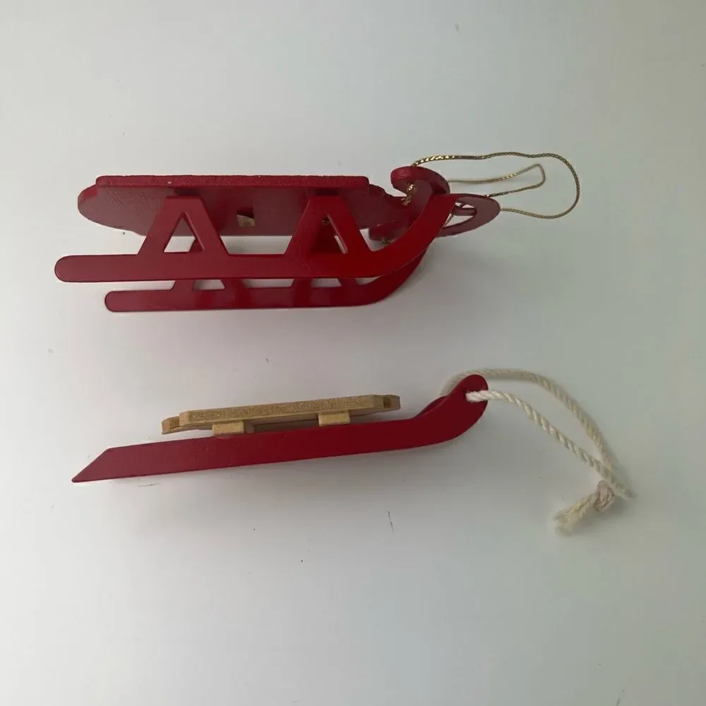 Vintage wooden slides ,,Merry Christmas “